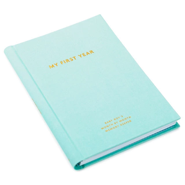 Hallmark My First Year Baby Book For Boy 3 Hallmark My First Year Baby Book For Boy