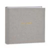 Hallmark Oh Baby Gray Linen Textured Photo Album -Toy Store BBA4146 01