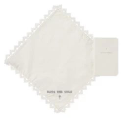 Hallmark Commemorative Handkerchief And First Bible Set