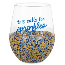 Hallmark Sprinkle Dip Wine Glass, 16 Oz.
