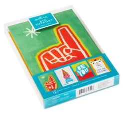 Hallmark Colorful Icons Assorted Kids Encouragement Cards, Pack Of 12 -Toy Store Colorful Icons Kids Encouragement Cards Assortment 1EDX3860 07