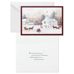 Hallmark Country Church Pure Joy Boxed Christmas Cards, Pack Of 40 -Toy Store Country Church Joy Bulk Boxed Christmas Cards 1XPX1054 03