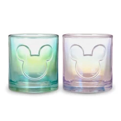 Hallmark Disney 100 Years Of Wonder Mickey Ears Glasses Set Of 2