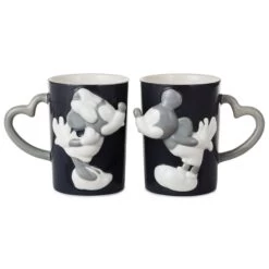Hallmark Disney Mickey And Minnie Kissyface Mugs, Set Of 2