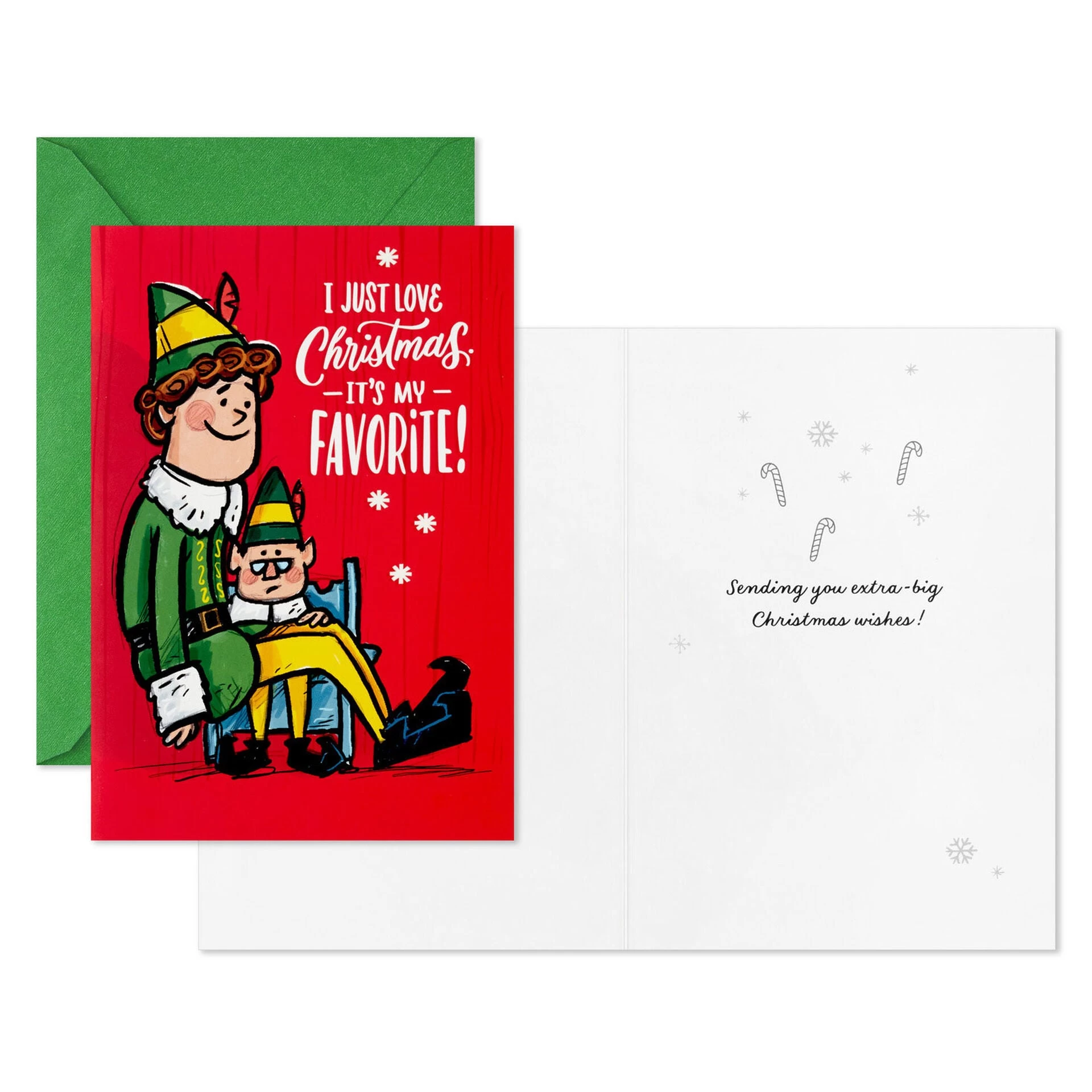 Hallmark Elf It's My Favorite Boxed Christmas Cards, Pack Of 16 4 Hallmark Elf It's My Favorite Boxed Christmas Cards, Pack Of 16 - Image 2