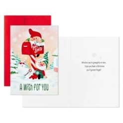 Hallmark Gnome For Christmas Keepsake Ornament Inspired Boxed Christmas Cards, Pack Of 16 -Toy Store Gnome for Christmas Keepsake Ornament Boxed Cards 1XPX1394 03