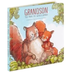 Hallmark Grandson, You Make The World Grand! Board Book