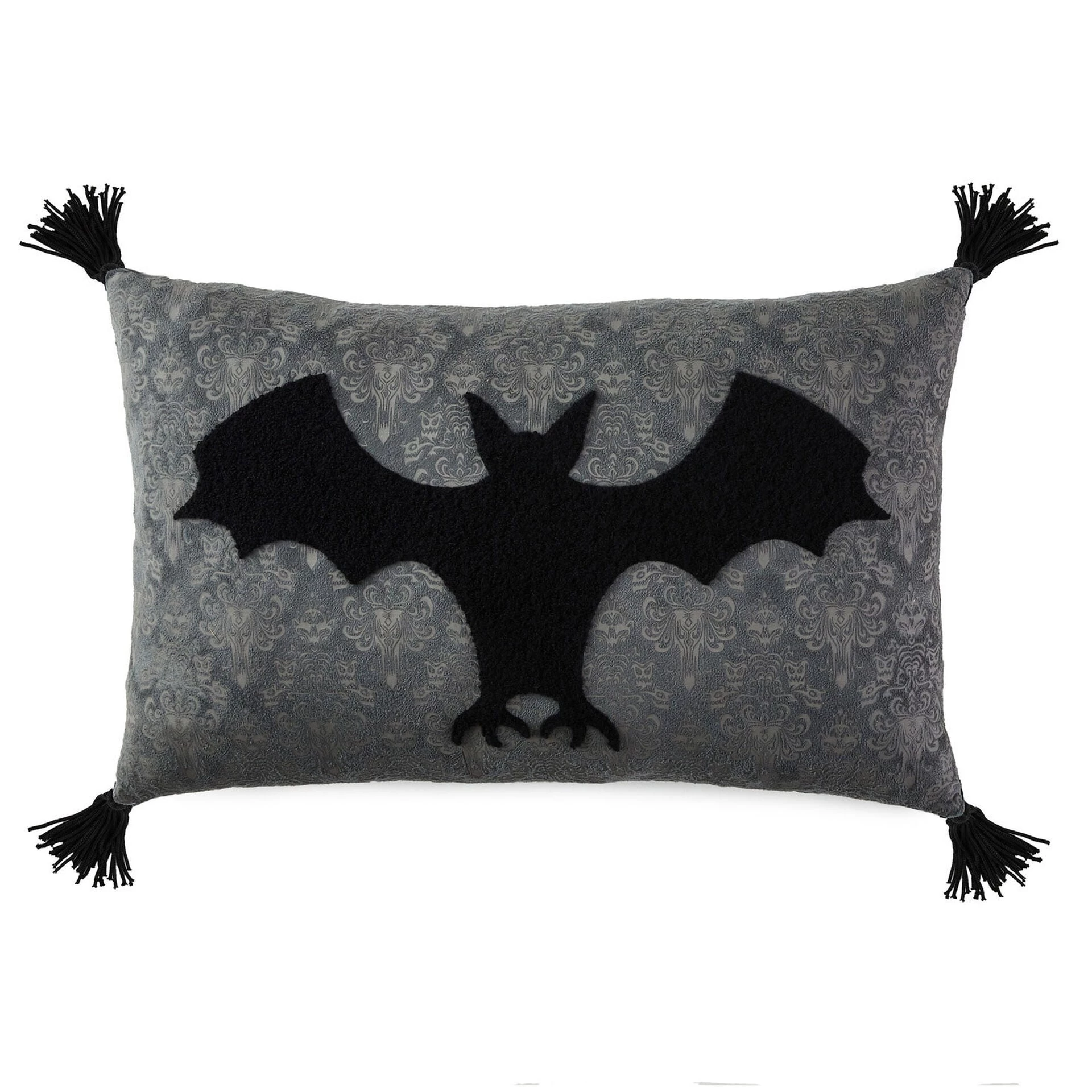 Hallmark Disney The Haunted Mansion Glow-in-the-Dark Bat Pillow, 12x20 3 Hallmark Disney The Haunted Mansion Glow-in-the-Dark Bat Pillow, 12x20