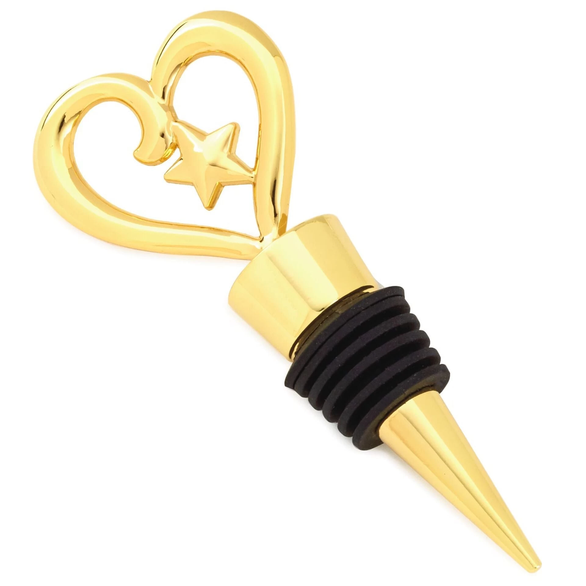 Hallmark Heart And Star Wine Bottle Stopper 3 Hallmark Heart And Star Wine Bottle Stopper