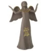 Hallmark Mahogany Power In Prayer Black Angel Figurine, 8.5" -Toy Store JOA1015 01