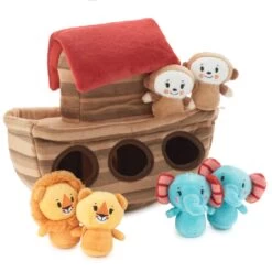 Hallmark Noah's Ark And Animals Plush Playset, 7 Pieces 9 Hallmark Noah's Ark And Animals Plush Playset, 7 Pieces -Toy Store KFA2015 04