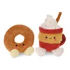 Hallmark Better Together Doughnut And Latte Magnetic Plush, 7" 1 Hallmark Better Together Doughnut And Latte Magnetic Plush, 7" -Toy Store KID1639 01