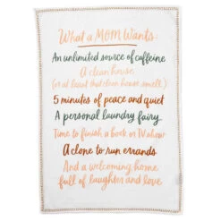 Hallmark What A Mom Wants Tea Towel And Mug Gift Set -Toy Store MAW1824 02