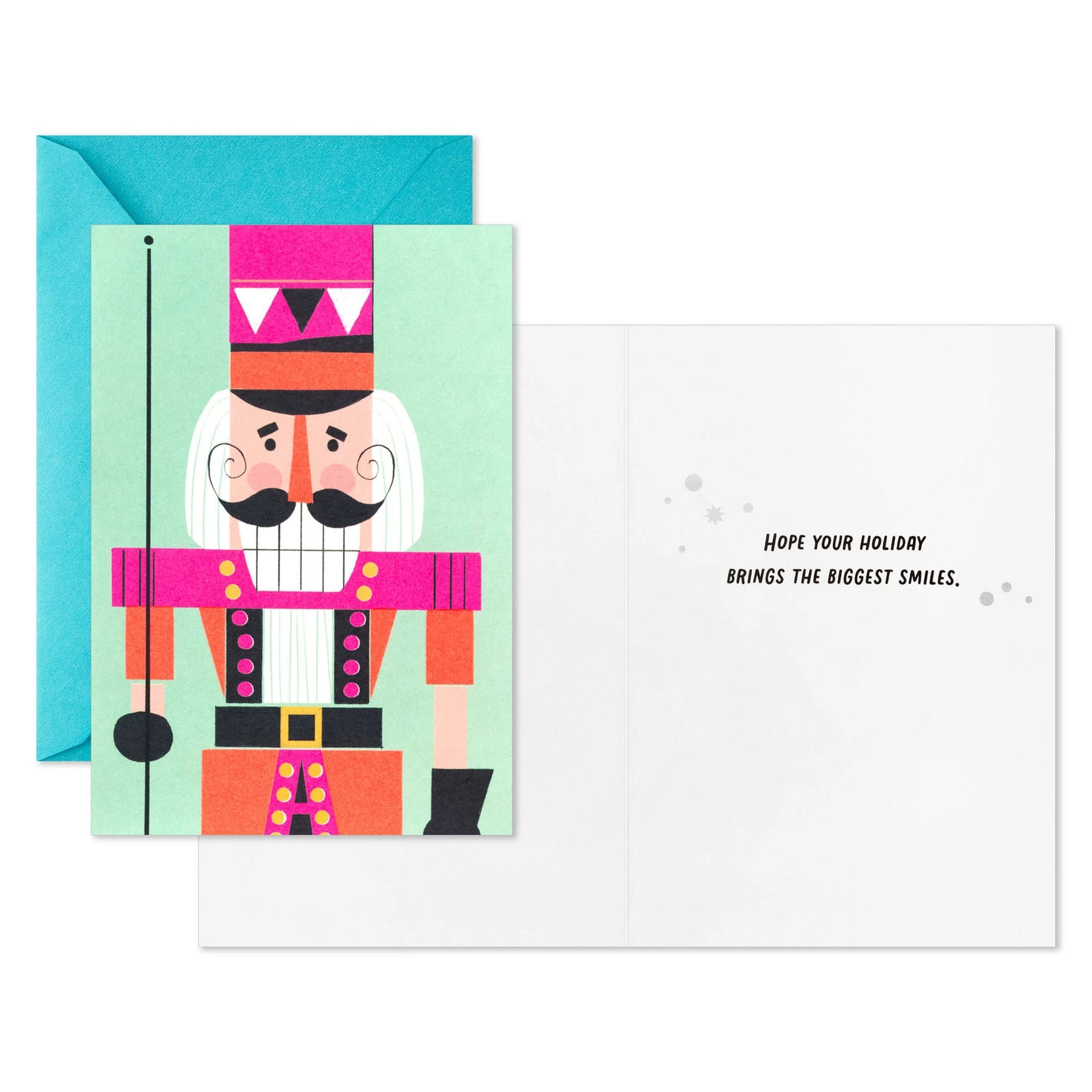 Hallmark Neon Nutcracker Boxed Christmas Cards, Pack Of 16 4 Hallmark Neon Nutcracker Boxed Christmas Cards, Pack Of 16 - Image 2