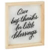 Hallmark Big Thanks Framed Quote Sign, 7x8 -Toy Store SNN1066 01