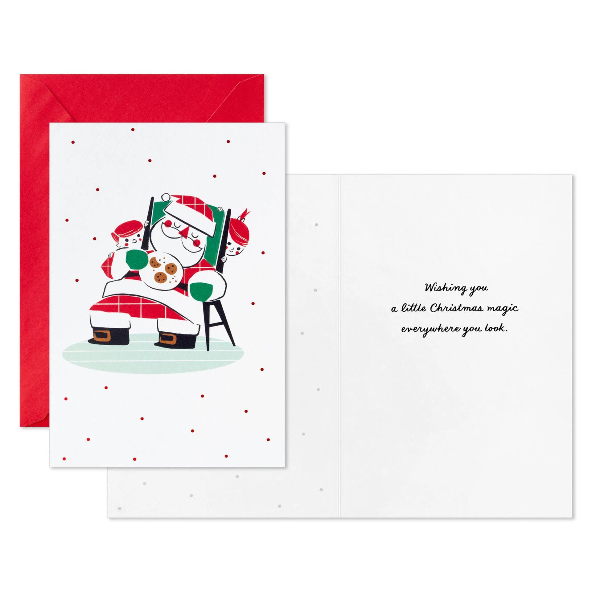 Hallmark Santa Tuckered Out Packaged Christmas Cards, Set Of 5 4 Hallmark Santa Tuckered Out Packaged Christmas Cards, Set Of 5 - Image 2