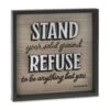 Hallmark Schitt's Creek® Moira Rose Quote Wood Sign, 11.75x11.75 1 Hallmark Schitt's Creek® Moira Rose Quote Wood Sign, 11.75x11.75 -Toy Store Schitts Creek Stand Your Ground Wood Quote Sign 1PCL1022 01