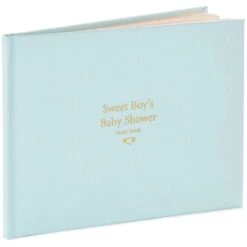 Hallmark Sweet Boy's Baby Shower Guest Book