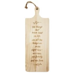 Hallmark Things We Share Bread Board Quote Sign, 8" X 22"