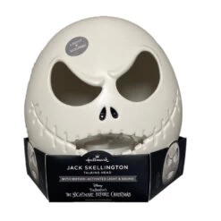 Hallmark Jack Skellington Motion Activated Talking Head Light And Sound By Disney Tim Burton's The Nightmare Before Christmas