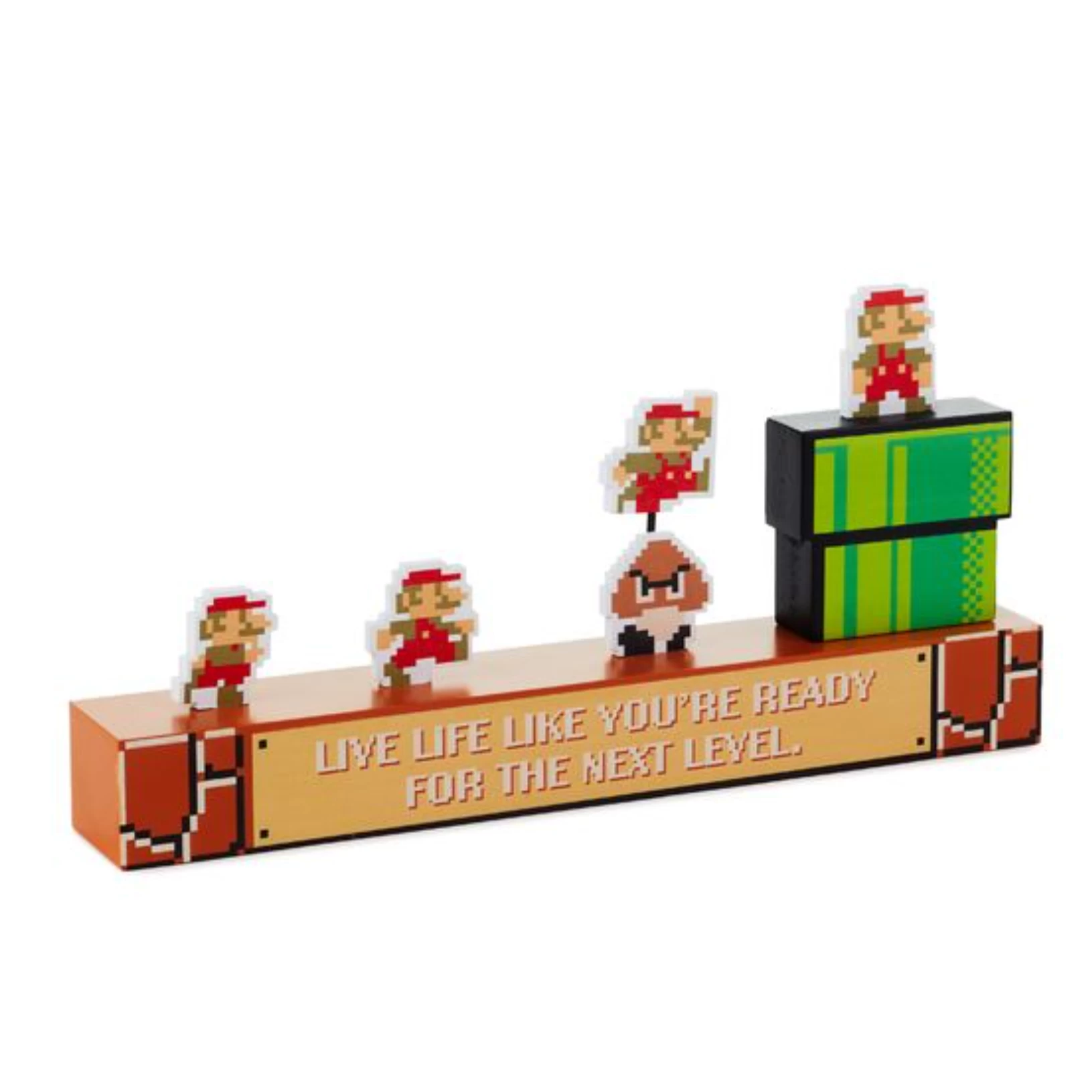 Hallmark Nintendo Super Mario Bros.® Mario Next Level Sculpted Sentiment Figurine 3 Hallmark Nintendo Super Mario Bros.® Mario Next Level Sculpted Sentiment Figurine